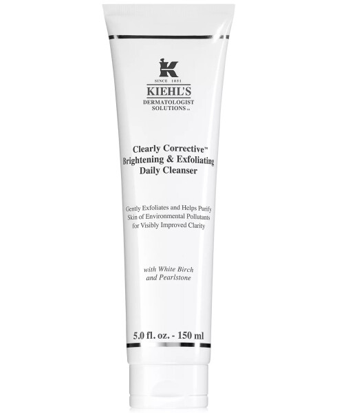 Dermatologist Solutions Clearly Corrective Brightening & Exfoliating Daily Cleanser, 5.0 fl. oz. No Color - 1