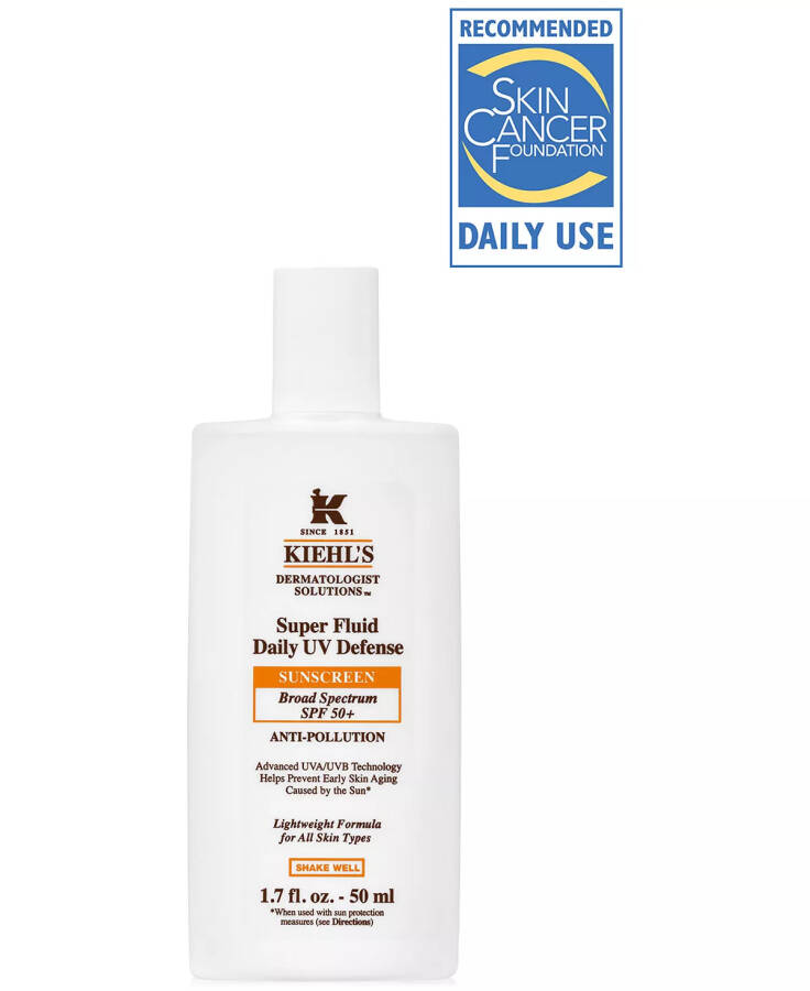 Dermatologist Solutions Super Fluid Daily UV Defense, 1.7 oz. No Color - 2