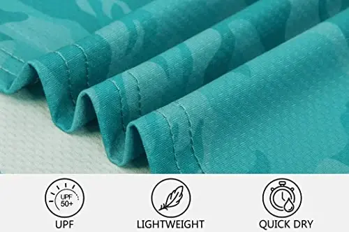 Derminpro erkaklar kamuflyaj golf ko'ylaklari namlikni yo'qotuvchi qisqa/uzun yengli quruq mos golf pololari - 6