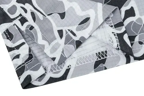 Derminpro Erkek Kamuflaj Golf Tişörtleri Nem Emici Kısa/Uzun Kollu Kuru Fit Golf Pololar - 5