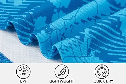 Derminpro Men's Camo Golf Shirts Moisture Wicking Short/Long Sleeve Dry Fit Golf Polos - 6