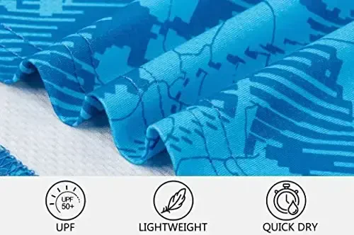 Derminpro Men’s Camo Golf Shirts Moisture Wicking Short/Long Sleeve Dry Fit Golf Polos - 6