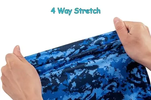 Derminpro Men’s Camo Golf Shirts Moisture Wicking Short/Long Sleeve Dry Fit Golf Polos - 6