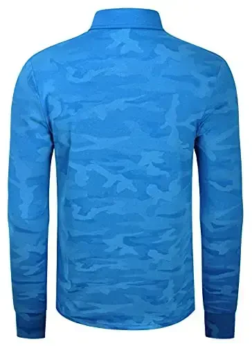 Derminpro Men’s Camo Golf Shirts Moisture Wicking Short/Long Sleeve Dry Fit Golf Polos - 3