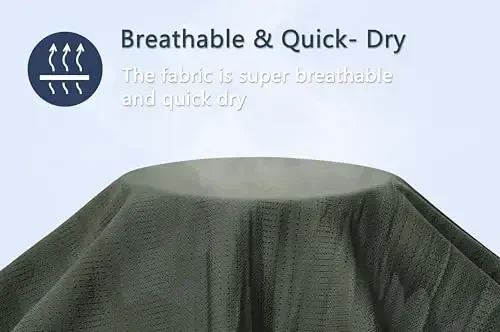 Derminpro Men’s Camo Golf Shirts Moisture Wicking Short/Long Sleeve Dry Fit Golf Polos - 6