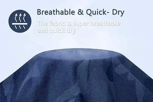 Derminpro Men’s Camo Golf Shirts Moisture Wicking Short/Long Sleeve Dry Fit Golf Polos - 5