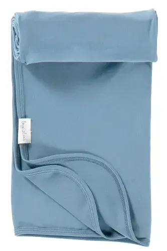 Derry Unisex 9 Pieces Hospital Outing Set Organic Cotton Newborn Set - Blue-Blue - 5