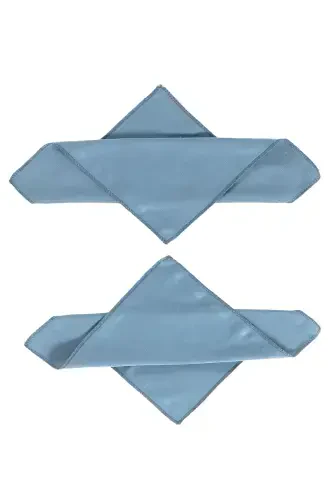 Derry Unisex 9 Pieces Hospital Outing Set Organic Cotton Newborn Set - Blue-Blue - 6