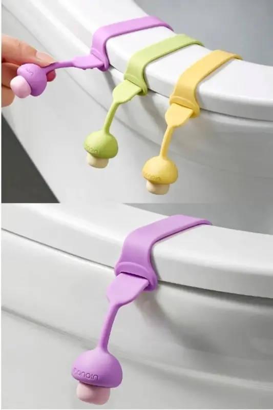 Держатель для крышки унитаза с грибовидным дизайном Klozet Kal - GENEL MARKALAR