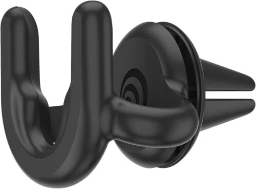 Держатель для телефона PopSockets для автомобиля, автомобильный держатель для телефона на вентиляционную решетку, автомобильный держатель для телефона - черный - PopSockets