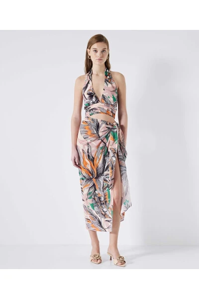 Desenli sarong - İPEKYOL