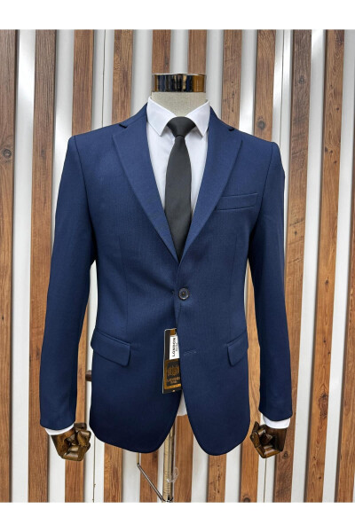 Desenli Blazer Ceket - 1