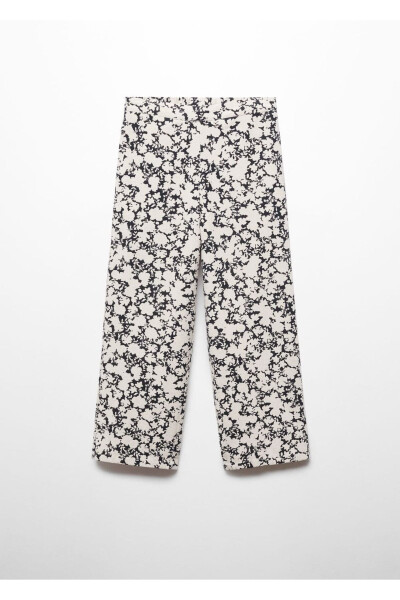 Desenli keten pantolon - Siyah - MANGO KIDS (1)