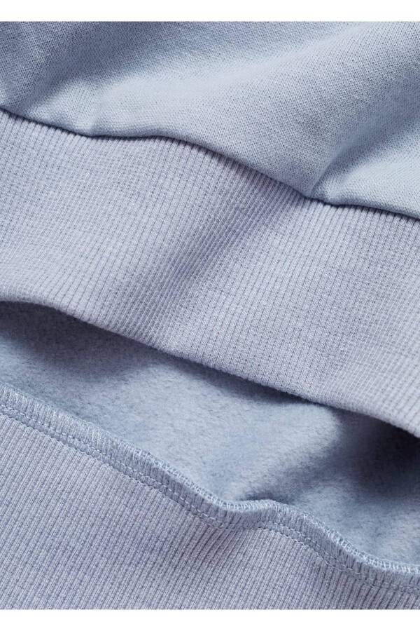 Desenli pamuklu sweatshirt - 4