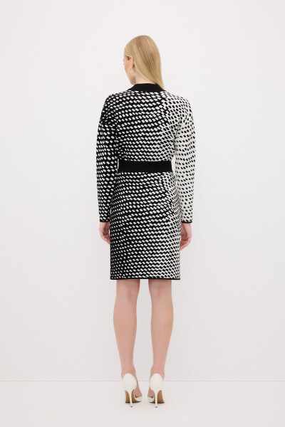 Desenli Triko Etek - 5