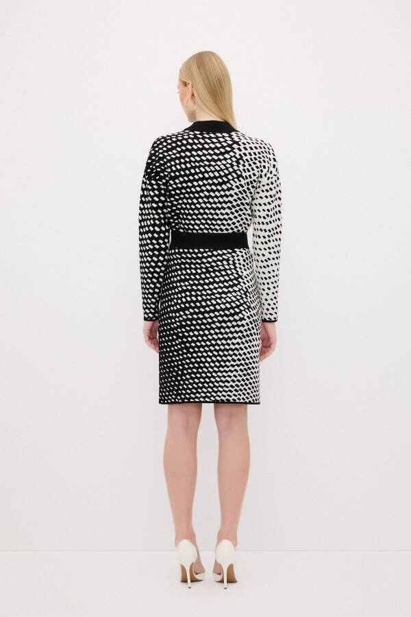 Desenli Triko Etek - 5