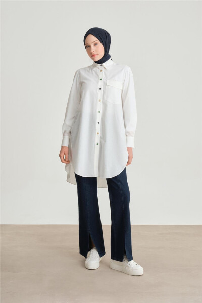 Armine Desenli Tunik Ort4371 Saks 