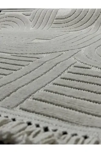 DESIGN 1090 BEIGE Soft Touch Carpet Rug Living Room Kitchen Corridor Cut Runner Woven Machine Carpet-BEIGE - 3