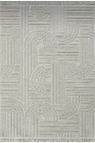 DESIGN 1090 GRAY Soft Touch Carpet Rug Living Room Kitchen Corridor Cut Runner Woven Machine Carpet-gray - 3