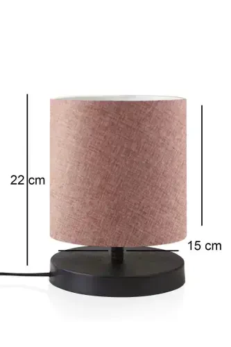 Design Abajur Mini Bo'yi Gul Kurusi Rang Mato-Gul kurusi - 4