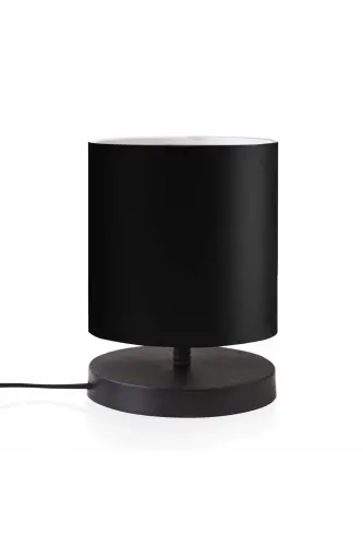 Design Lampshade Mini Size Black Fabric Head - 2