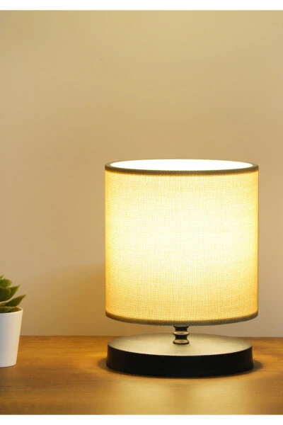 Design Lampshade Mini Size Desert Beige Fabric Shade - HOMİNG (1)