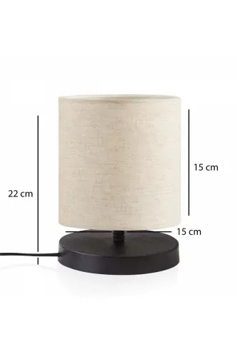 Design Lampshade Mini Size Imported Crinkled Fabric Head - 4