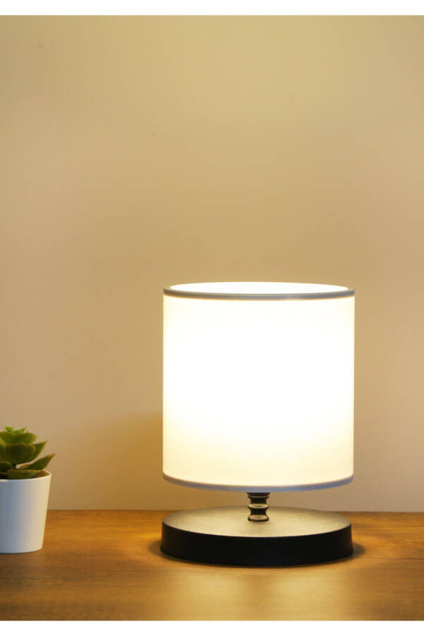 Design Lampshade Mini White Fabric Head - 2