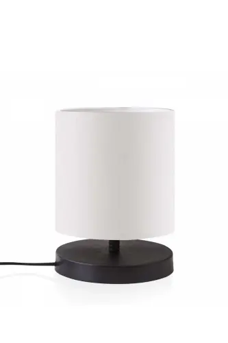 Design Lampshade Mini White Fabric Head - HOMİNG (1)