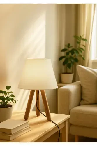 Design Wooden Cream Fabric Headlamp Ayd-3170 - 1