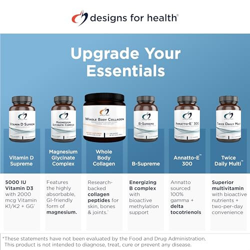 Designs for Health Vitamin D Supreme - Vitamin D 5000 IU va 2000mcg Vitamin K (MK4) Suyak, Yurak Sog'ligi va Immunitetni Qo'llab-quvvatlash uchun - GG Qo'shimchasi bilan Boyitilgan Vitamin D3 (60 Kapsula) - 9