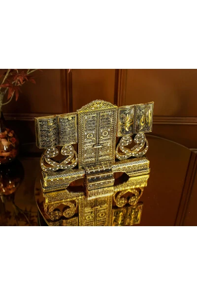 DESKTOP FIGURINE OBJECT DECOR VAV ALLAH MUHAMMAD AYAT - 4