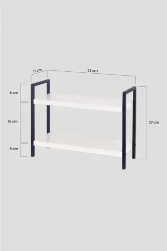 Desktop Organizer Organizer Kitchen-bathroom Shelf Bookcase - 3