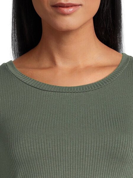 Destination Maternity Ayollarining qisqa yengli, burmali bodycon ko'ylagi, S-2XL o'lchamlari - 5