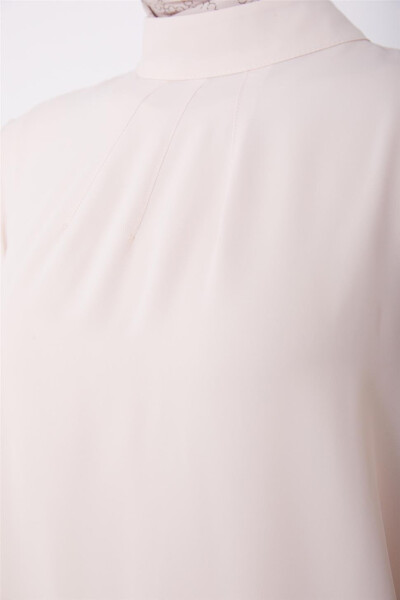 Detailed Blouse, Vanilla Color - 13