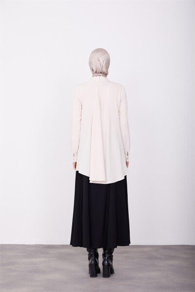 Detailed Blouse, Vanilla Color - 14