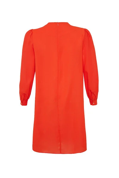 Detailed Elegant Tunic-Coral - 3
