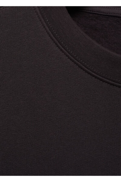Detailed embroidered 100% cotton sweatshirt - 8