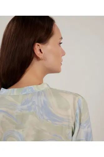 Detailed Front Blouse-GREEN - YARGICI (1)