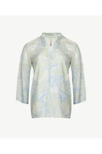 Detailed Front Blouse-GREEN - 3