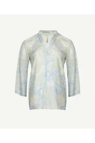 Detailed Front Blouse-GREEN - 4