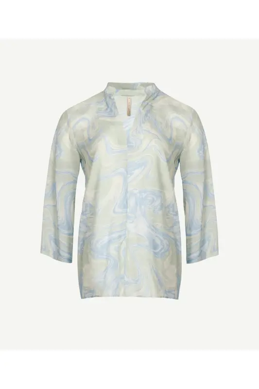 Detailed Front Blouse-GREEN - 4