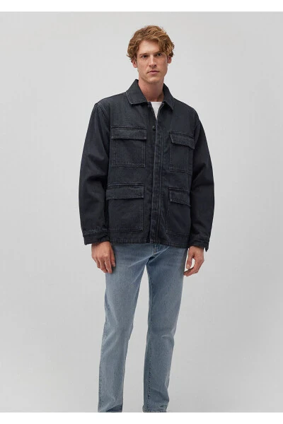 Detailed Grey Jacket, Loose Fit - 0110510-70088 - MAVI