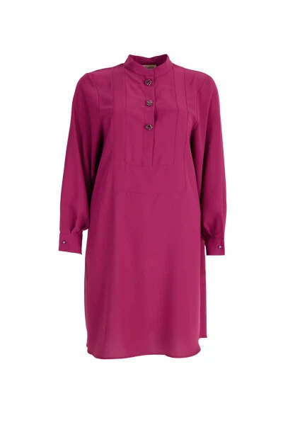 Detailed tunic with patchwork design - 1