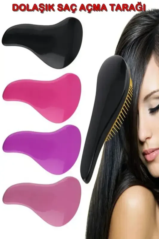 Detangling Hair Brush S Comb Hair Detangler for Adults Kids - Purple XLT202 - XOLO