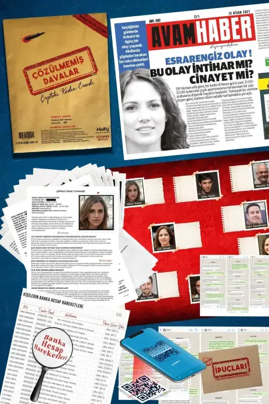 Детективная игра - Элиф Акман Фарук Кайя Пеями Яман Тутанхамон Фараон Детективная настольная игра 4 дела - 3