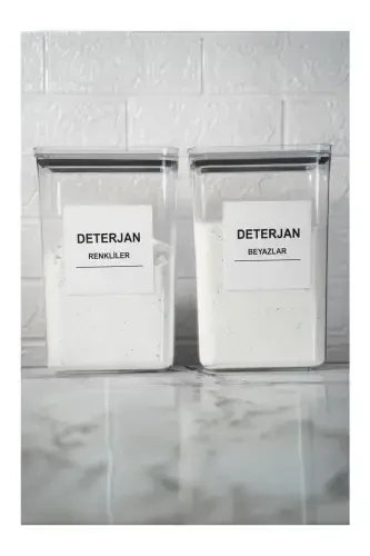 Deterjan Saklama Kutusu Renkliler Ve Beyazlar İçin Çamaşır Deterjanı Kutusu - 1