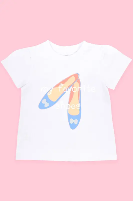 Детская футболка для девочек My Favourite Shoes с коротким рукавом - MAVIPINK