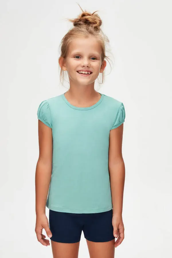Детская футболка с коротким рукавом Çağla Yeşil - 2