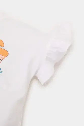 Детская футболка с коротким рукавом и круглым вырезом с принцессой Диснея для девочки E4871A525SM - 3